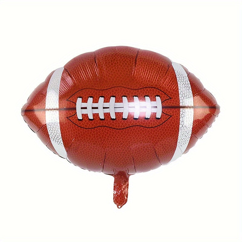 10pcs 43 18 Cm Rugby Football Balloons Sports Theme Birthday Party Decor