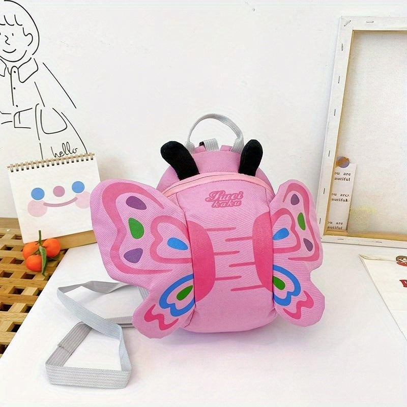 Butterfly Shape Baby Backpack with Anti-lost Rope for Kindergarten