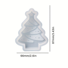 Christmas Snow Candle Silicone Mold Gypsum Aromatherapy Decoration