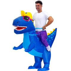 Halloween Christmas Costume Adult Riding Dragon Sunglasses Funny Doll Clothes