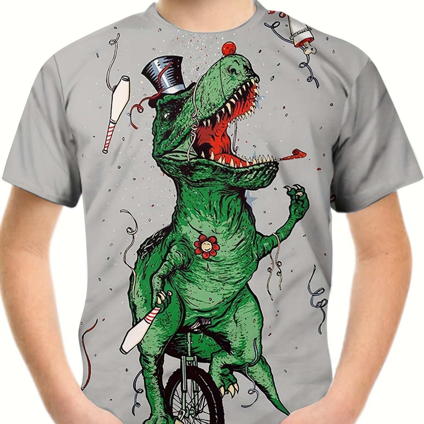Boy's T Rex Graphic T shirt 3D Print Casual Tee
