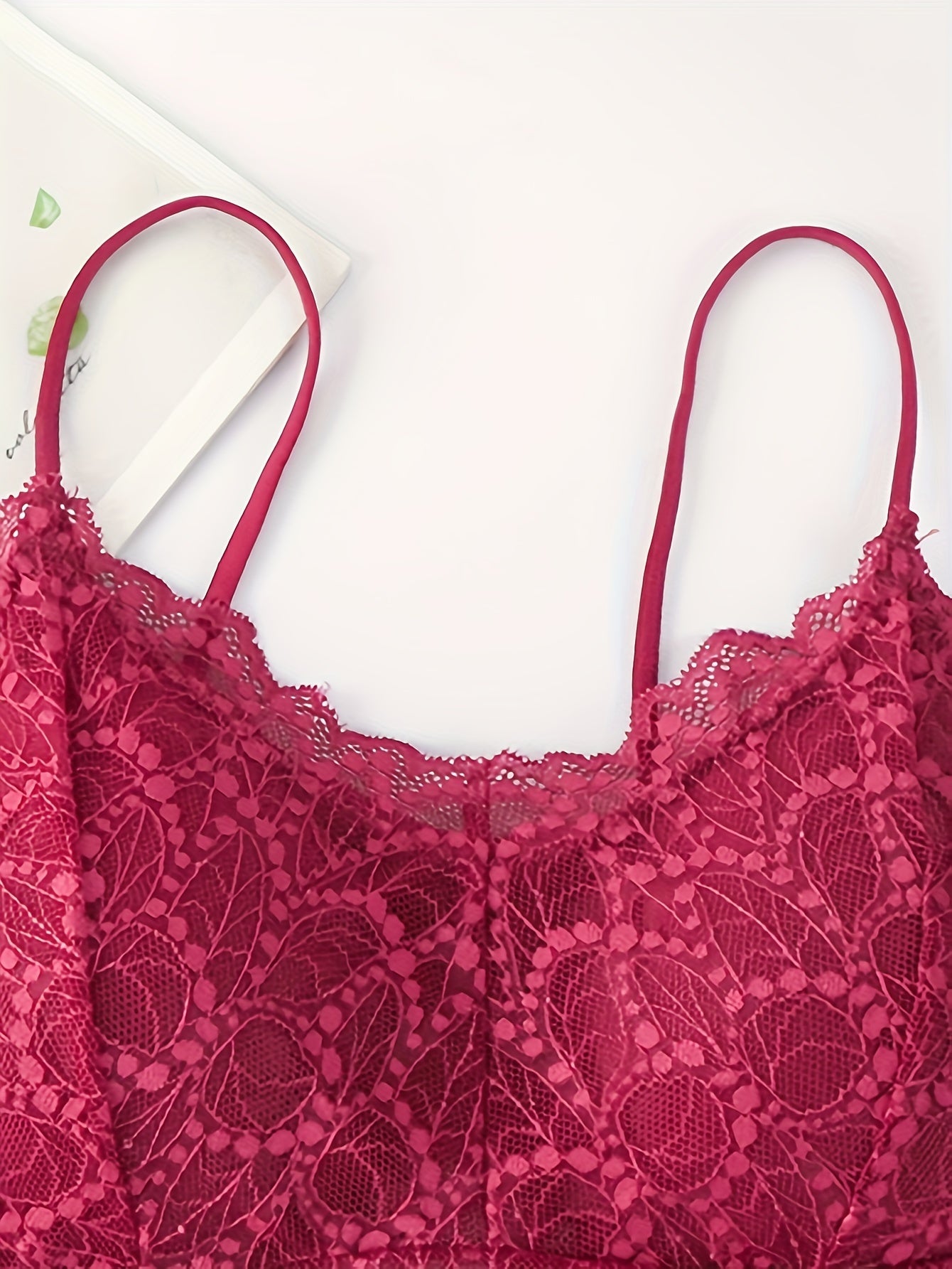 Girls Lace Padded Tank Top & Briefs Set for 14-18 Y
