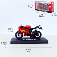 Handsome Racing Motorcycle Model Toy Cake Decoration for Boys