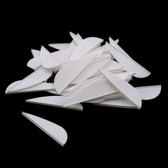 50pcs Plastic Feather Arrow Archery DIY Accessory for Compound Bow