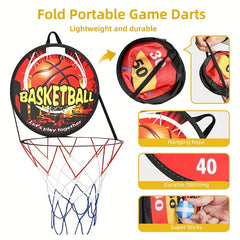 Portable Foldable Basketball Frame 35x56 cm Outdoor Party Game Toy