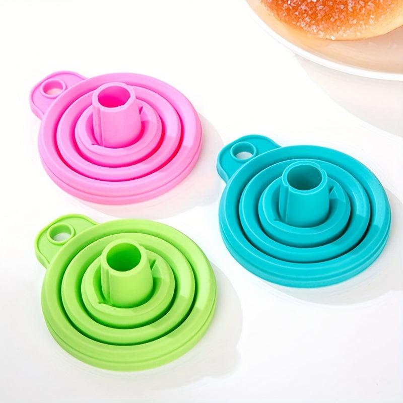 1pc Collapsible Funnel Mini for Kitchen & Automotive Tasks
