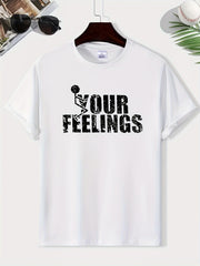 Basketball Print Men's Short Sleeve Sports Top For Training