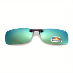Photochromic Clip On Sunglasses Rimless Anti Glare Driving Glasses