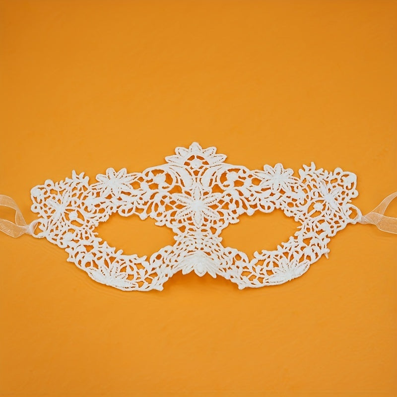 Halloween Double Gauze Lace Six petal Mask