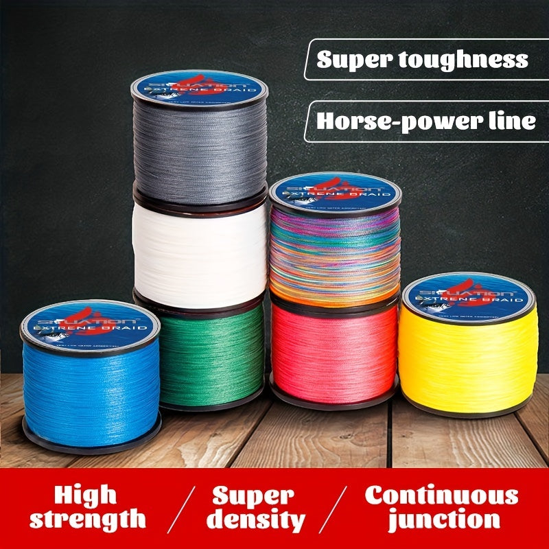1000M 1096YDS 8 Braided PE Fishing Line Strong Pulling Force Fishing Line