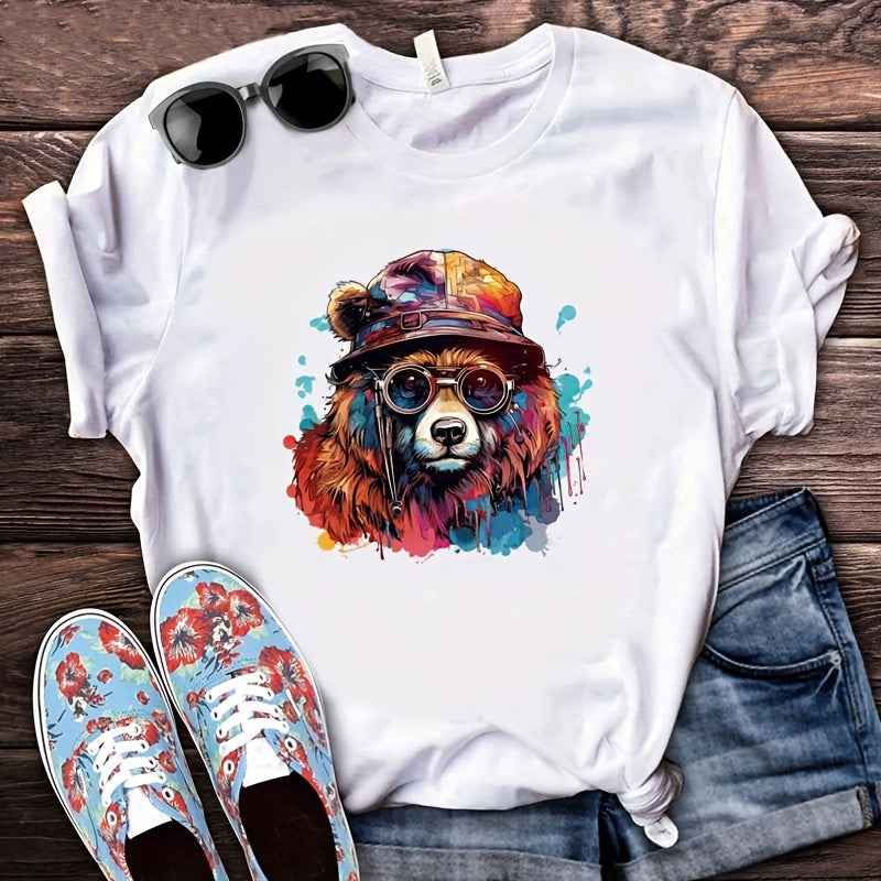 6pcs Animals DIY Iron On Transfer Stickers For T-shirts Jackets Jeans