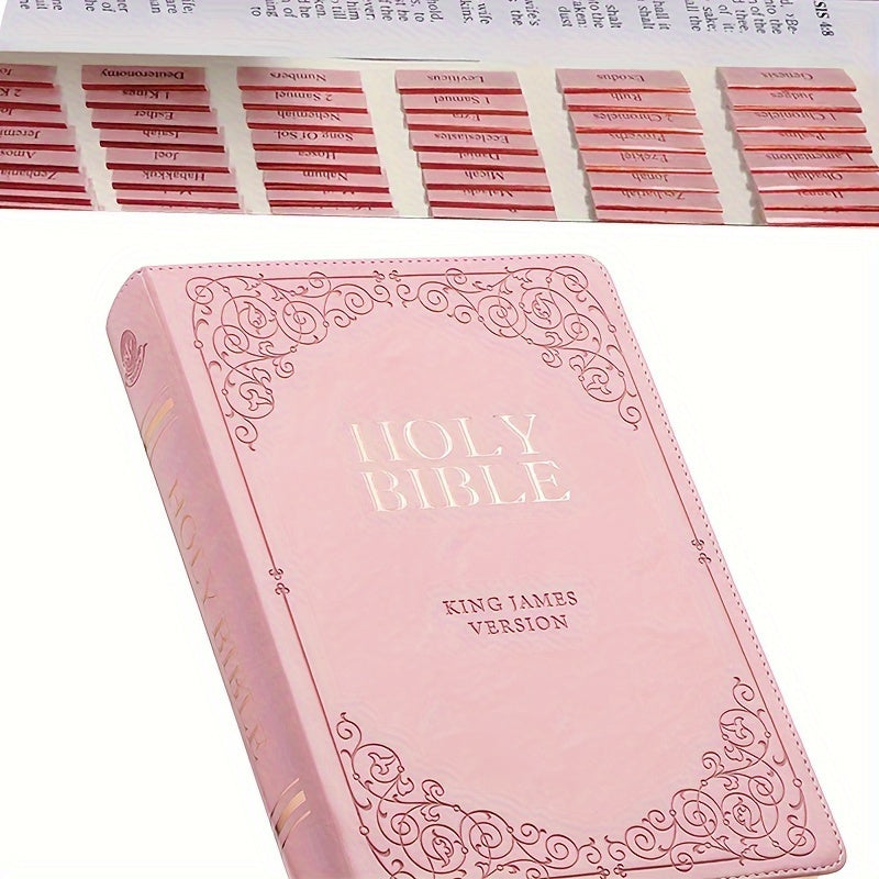 Rose Foil Edged Tabs for Old and Testament