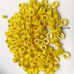 100 Small Particle Building Block Accessories Cross Shaft Sleeves Set