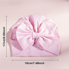 Baby Cotton Hat Bow Knot Baby Pullover Hat Warm Hat