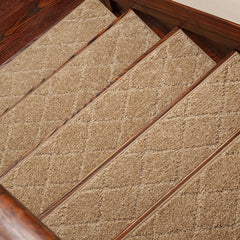 10pcs Soft Stair Treads Non Slip Carpet Mat 30inX8in 76cmX20cm Indoor Stair Runn