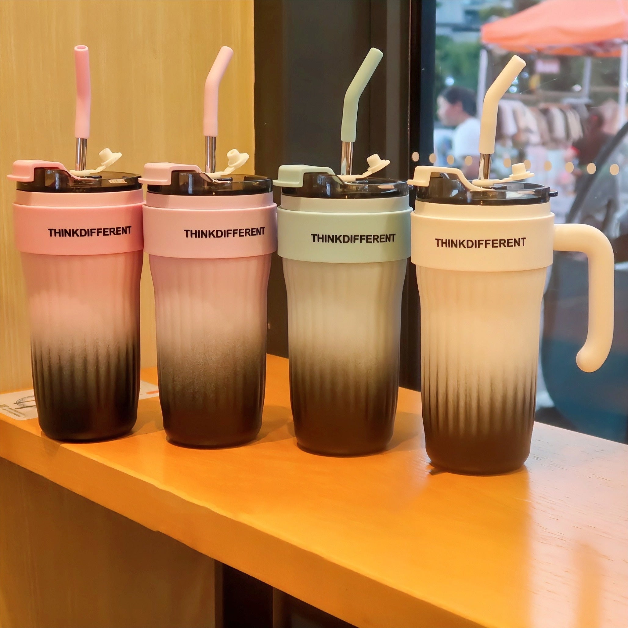 860ml Stainless Steel Insulation Water Cup with Handle
