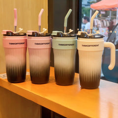 860ml Stainless Steel Insulation Water Cup with Handle