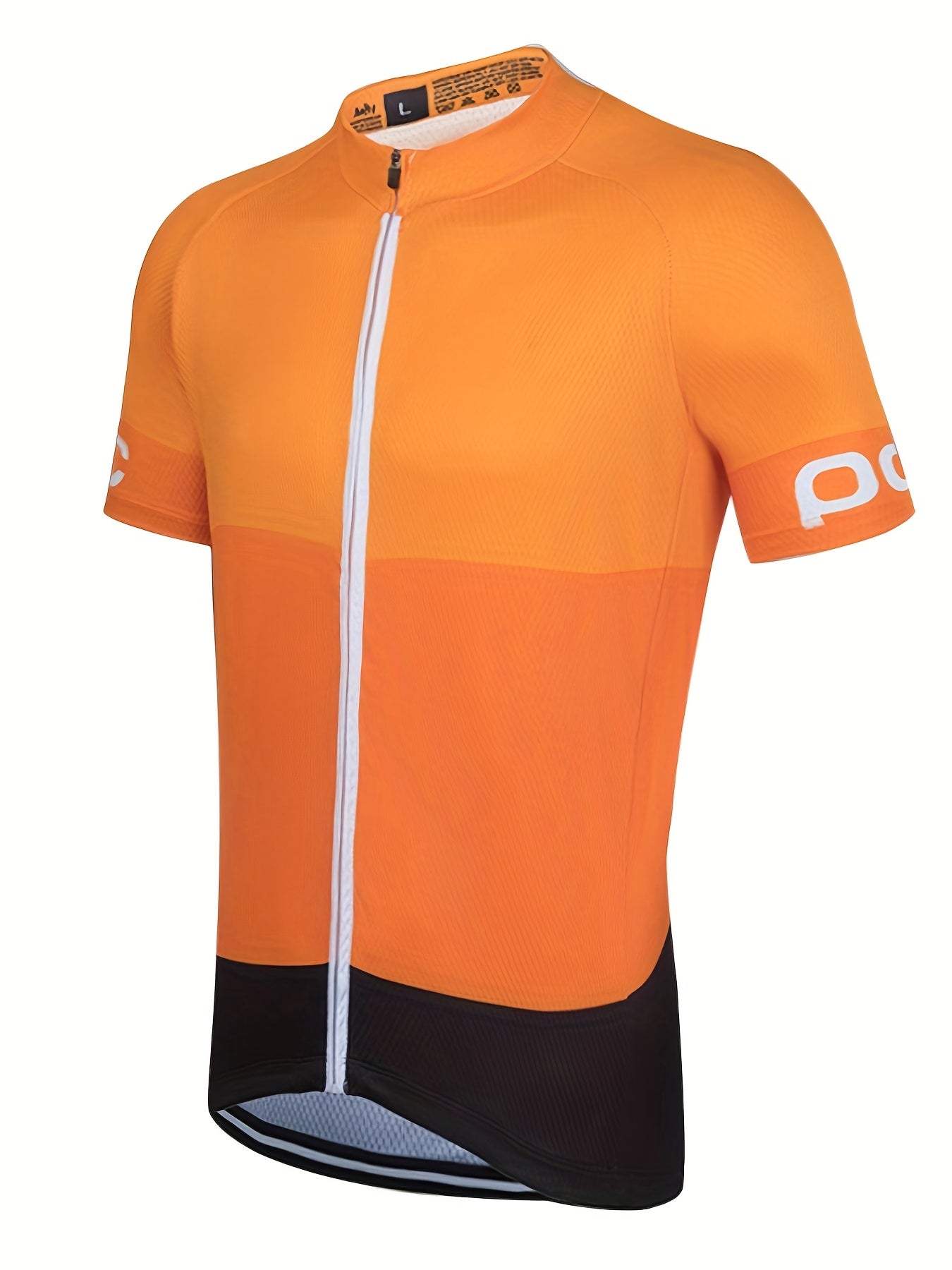 Quick Dry Men's Cycling Jersey with Rear Pocket Moisture Wicking Shirt