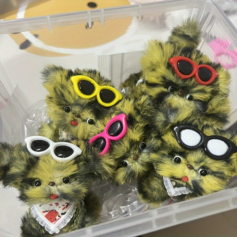 1pc Plush Twisting Stick Thick Diy Doll Accessories Leather Grass Wool