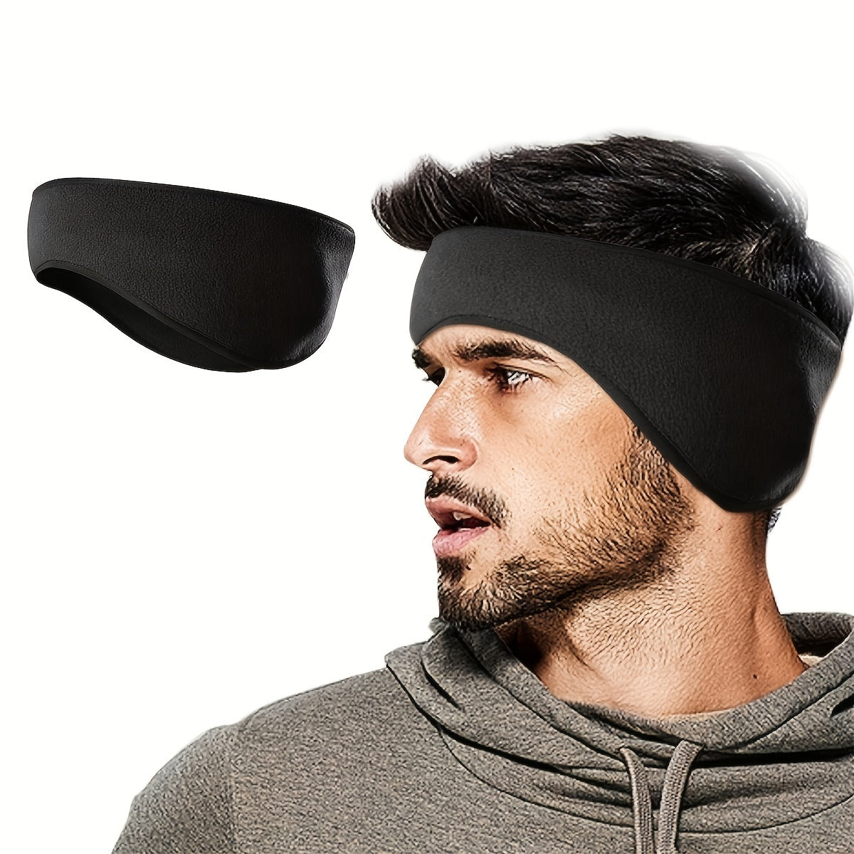 Winter Ear Warmer Headband Fleece Warm Headband for Running Cycling