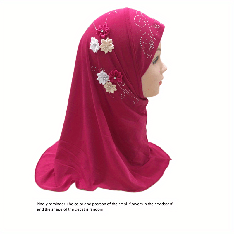 Muslim Bandana Arab Hat Hijab for Little Girls