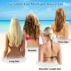 Pink Silicone Swimming Cap for Adults with Long Hair, Curly Hair, Braids