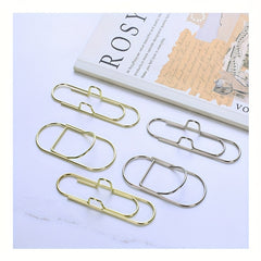 2pcs Metal Pen Clips Paperclip Pen Clip Holders For Notebooks
