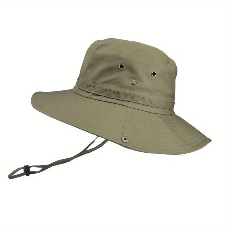 Men's Outdoor Folding Sun Hat Quick Drying Fisherman Cap