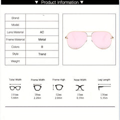 Top Bar Aviator Sunglasses for Men Women UV400