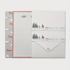 Set of 9 Letterhead Paper and 3 Envelopes Stationery Set
