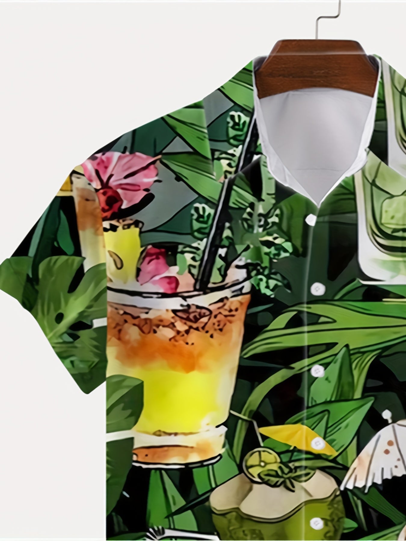 Men's Hawaiian Shirt Summer Vacation Resort Top