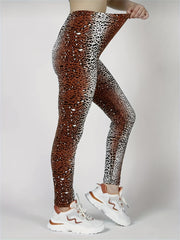 Leopard Print Yoga Leggings High Stretch Fitness Pants