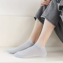 5 Pairs Men's Thin Cotton Low cut Socks For Outdoor Sports