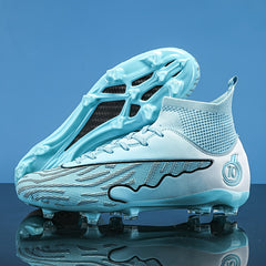 Boys High Top Non Slip Football Cleat with Spikes