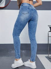 High Waist Skinny Jeans Women's Denim Pants