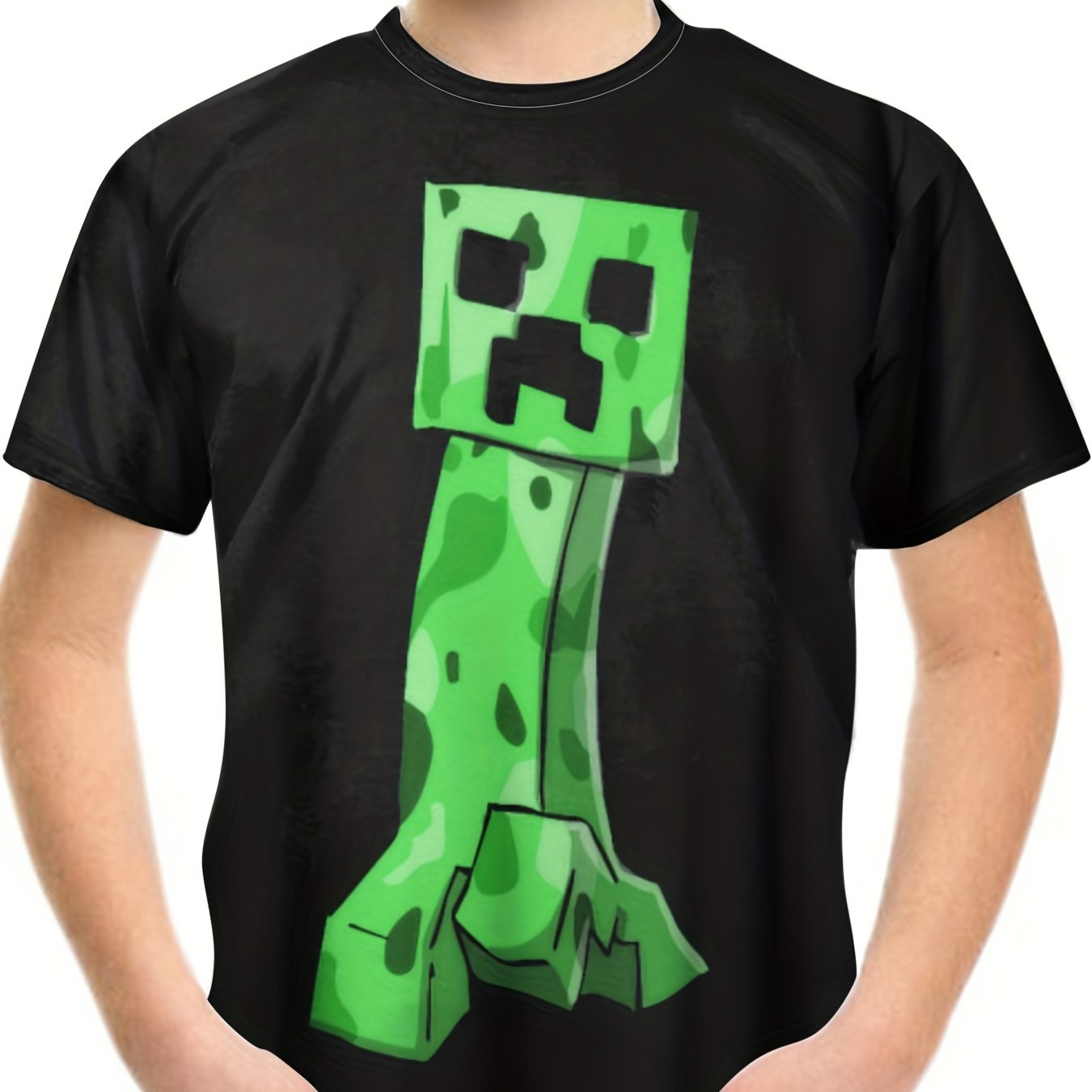 Boy's Cartoon Monster Graphic T-shirt Casual Breathable Tee Kid's Clothing
