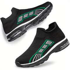 Women's Breathable Slip On Sneakers Low Light Shoes