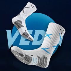Breathable Antiskid Midcalf Sport Socks for Running Training