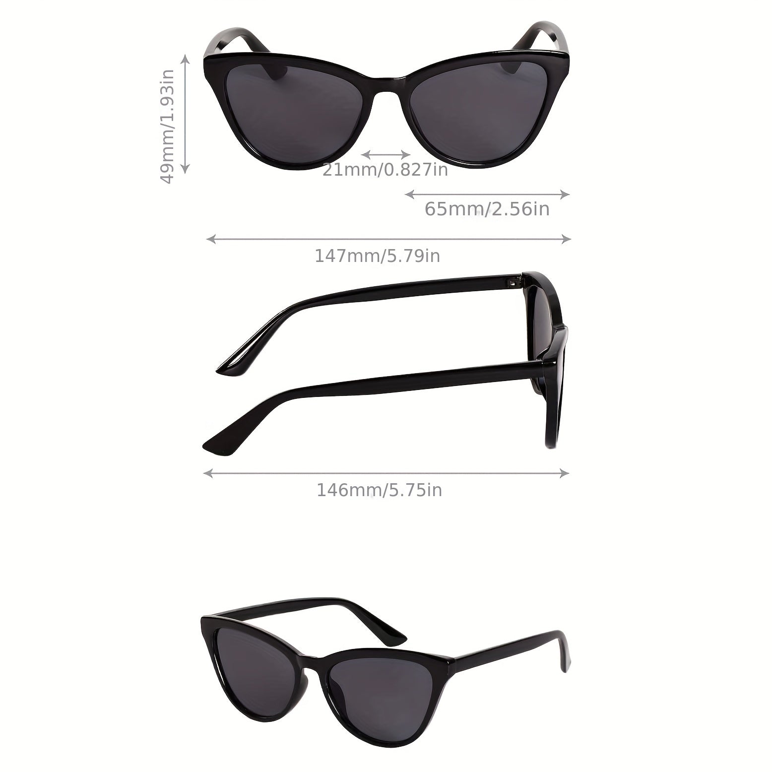 Cat Eye Sunglasses Vintage Anti Glare UV400