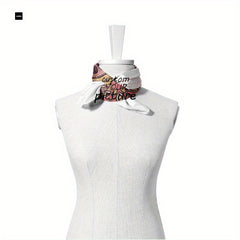 Customizable Personalized Scarf for Women and Men Soft Polyester Fiber