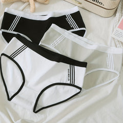 3pcs Girl's Triangle Panties 95 Cotton Underwear