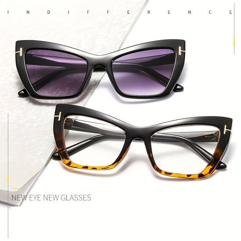 Vintage Cat Eye Eyeglasses Anti Light Eyewear