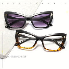 Vintage Cat Eye Eyeglasses Anti Light Eyewear