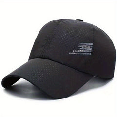 Mens Quick Drying Mesh Sunshade Cap Lightweight Baseball Cap
