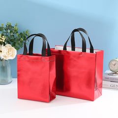 2pcs Medium to Large Reusable Gift Bags with Smooth Surface