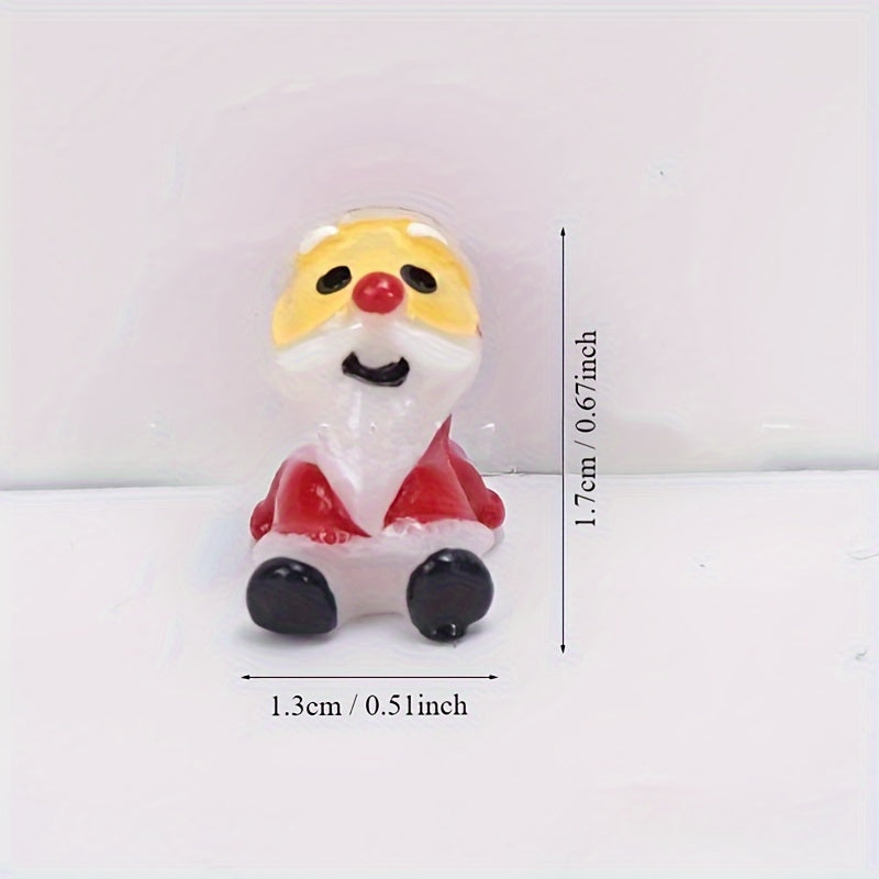 Mini Doll House Santa Claus Window Decoration