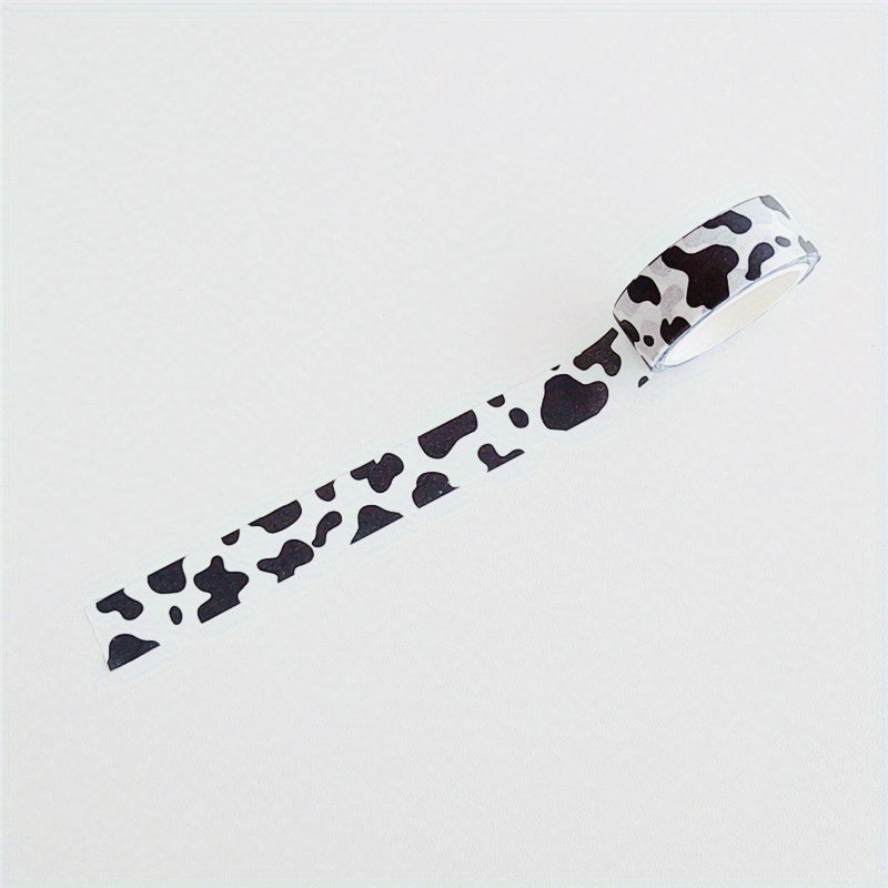 Milk Stripe Leopard Cows Washi Tape DIY Scrapbooking Sticker Label