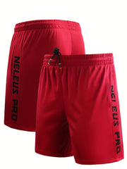 Men's Side Letter Pattern Rapid Dry Shorts