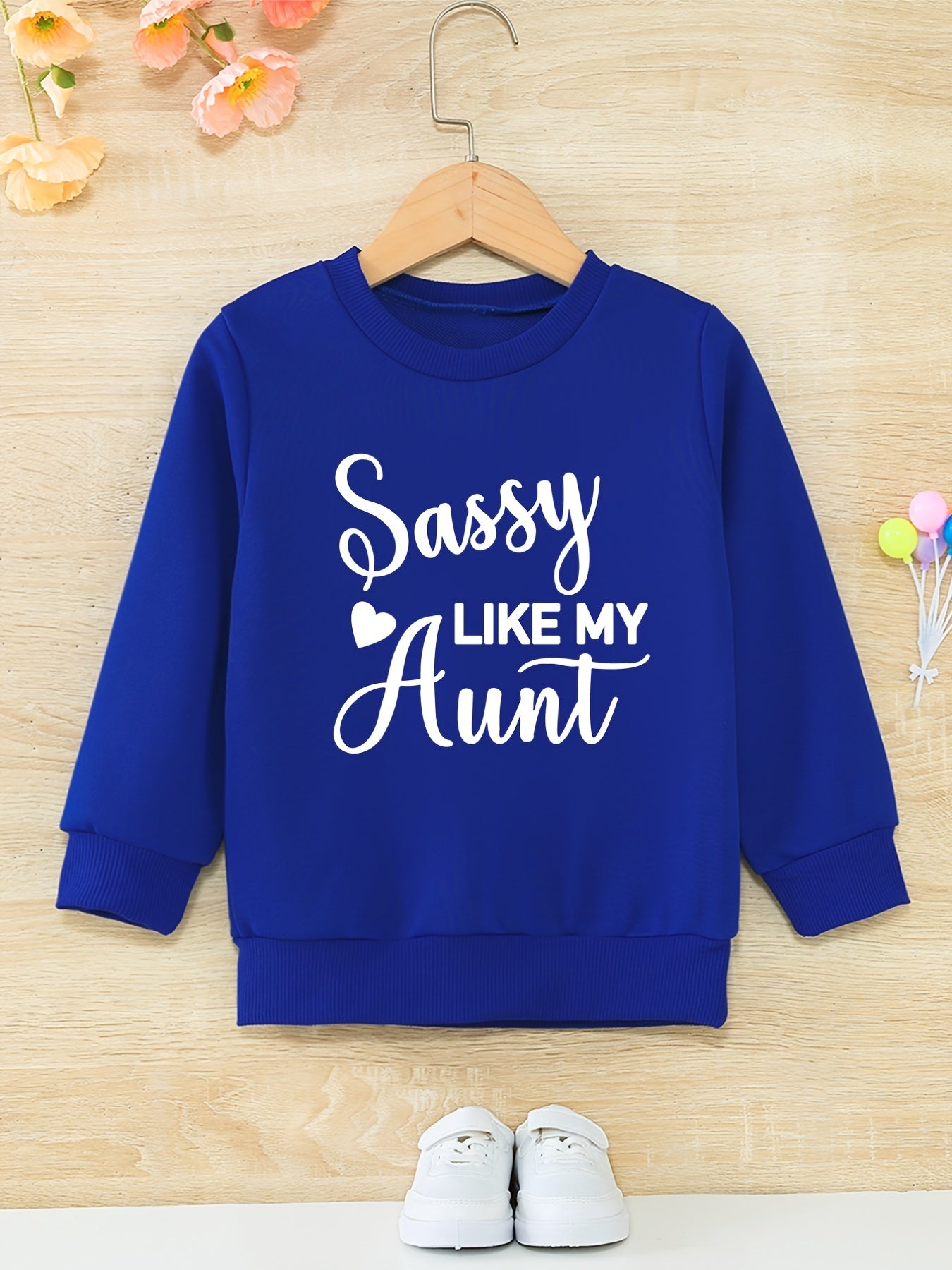Girls' Sassy Aunt Graphic Active Pullovers