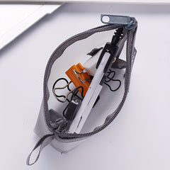 Small Mesh Coin Purse Makeup Pouch Travel Organizer